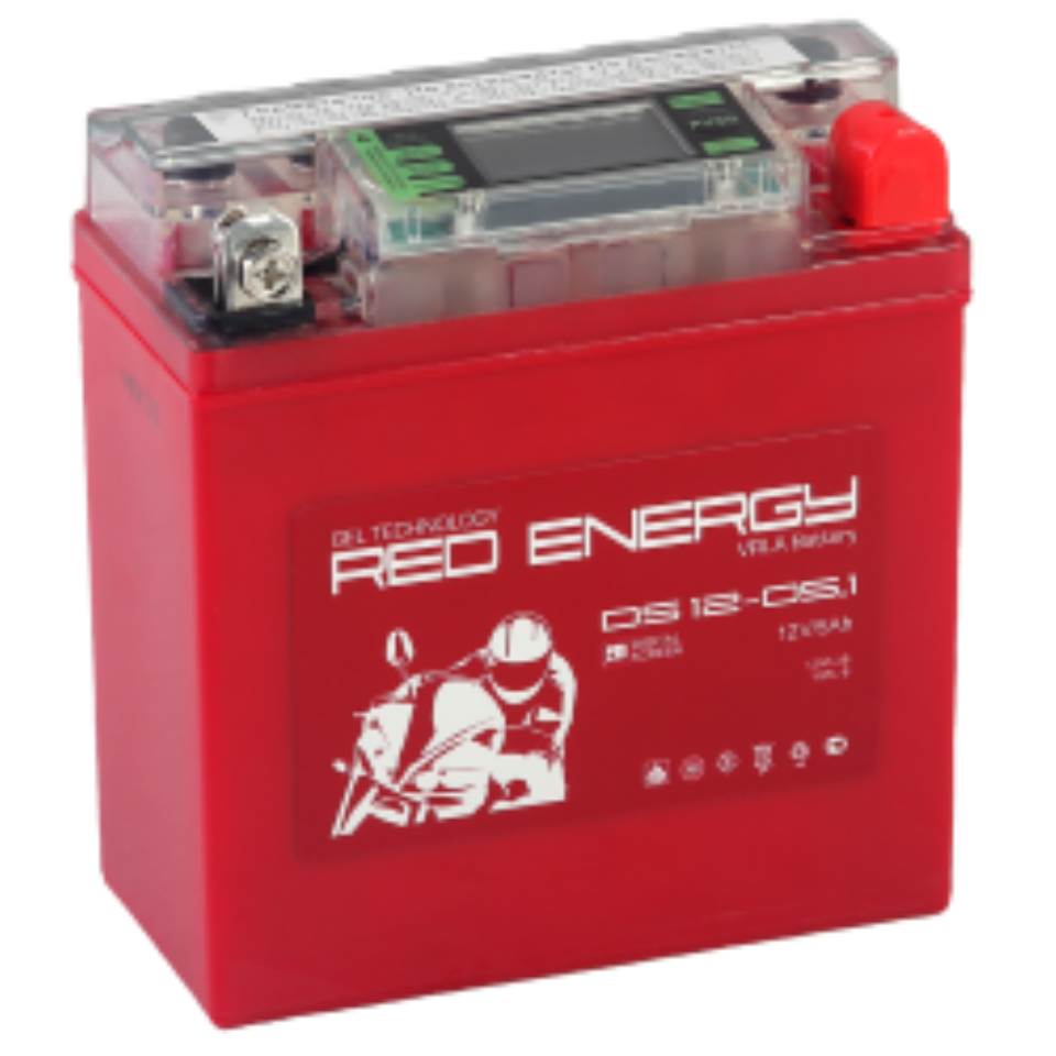 Аккумулятор 12СТ-5 RED Energy о.п. пуск. ток 50 А (120*61*129)