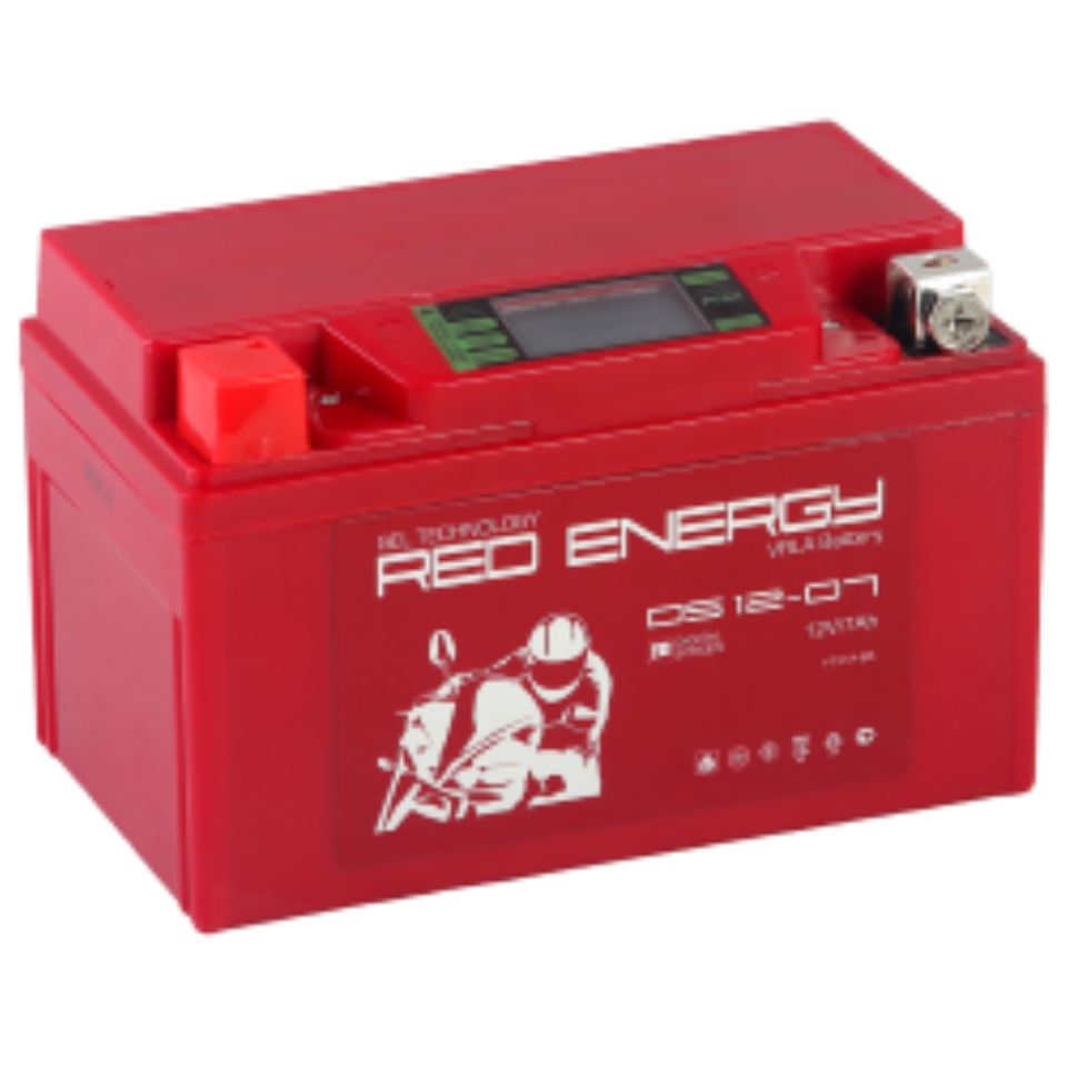 Аккумулятор 12СТ-7 RED Energy п.п. пуск. ток 110 А (150*86*94)